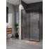 Sprchový kút Lusso Slim Black obdĺžnik, posuvný - šírka dverovej časti 120 cm