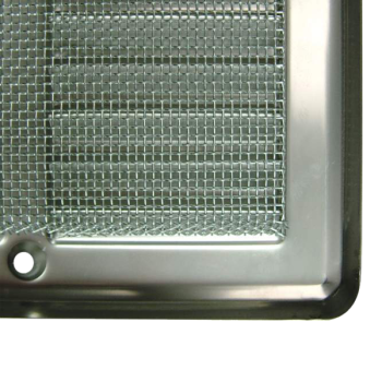 Vetracia mriežka nerezová so sieťovinou - 200x200
