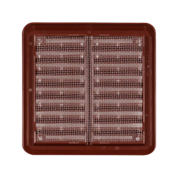 Vetracia mriežka so sieťovinou - krytka 100x100 Hnedá