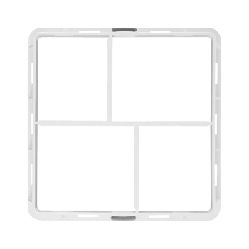 Vetracia mriežka uzatvárateľná 200x200 Biela 