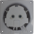 Axiálny ventilátor s timerom - výmenný panel